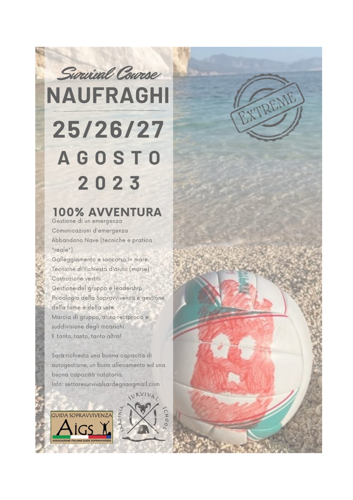 naufraghi agosto 2023